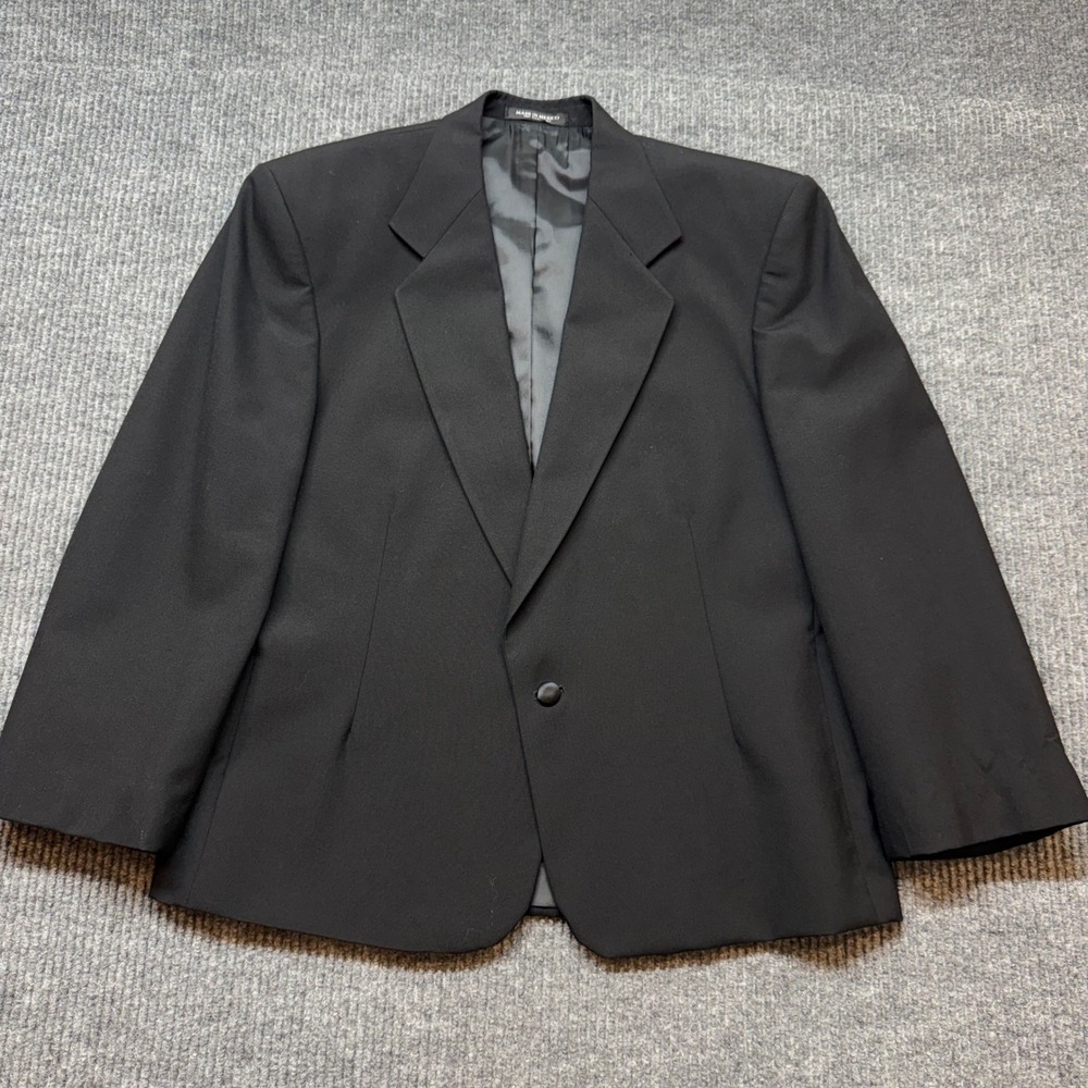 Raffinati Tuxedo Blazer Mens 40R Black Single Button Formal Dinner Jacket Mexico